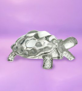Small size Turtles (glass) / vastu tortoise showpiece /Feng Shui kachua for home and office decor