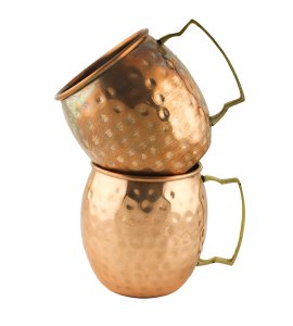Moscow mule mugs -Round shaped Copper Jug (set of 2) - home and decore beautiful Vibrant handmde object - usable - Gifting Items Ideal for All Occasions