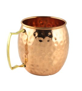 Moscow mule mugs -Round shaped Copper Jug (set of 2) - home and decore beautiful Vibrant handmde object - usable - Gifting Items Ideal for All Occasions