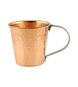 Royal hammered coppered mug - home and decore beautiful Vibrant handmde object.