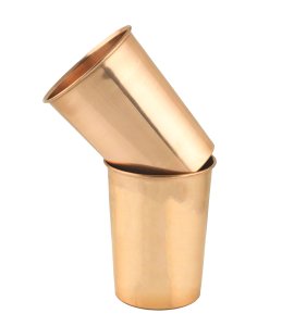 Simple plain copper glass - decoration purpose, home and decore beautiful handmde object.
