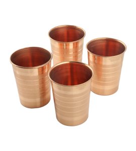 Pure copper stripped glass - decoration purpose, home and decore beautiful handmde object.