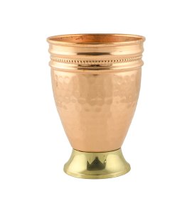 Handicrafted Hammered royal Copper glass - decoration purpose, home and decore beautiful handmde object.