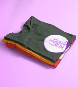 Shiddhidhatri text printed unisex adults round neck cotton half-sleeve green tshirt specially for Navratri festival/ Durga puja