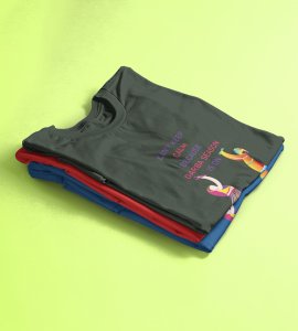 Can't keep calm printed unisex adults round neck cotton half-sleeve green tshirt specially for Navratri festival/ Durga puja