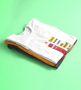 Baby cracker printed diwali themed unisex round neck blended white t-shirt specially for diwali festival