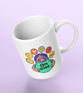 On Diet Diwali Coffee Mug - Balancing Sweets and Willpower
