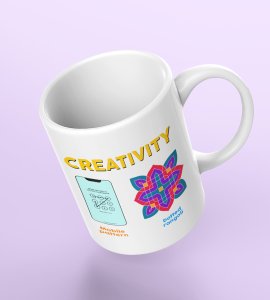 Unlocking Diwali Magic Coffee Mug - Where Patterns Meet Rangoli