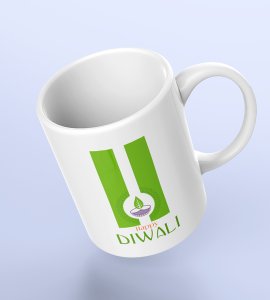 Go Green Diwali Coffee Mug - Celebrate with Nature, Preserve Traditions