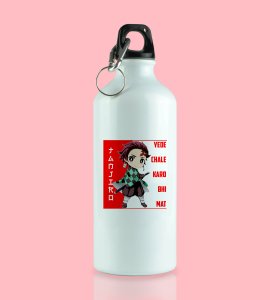 Tiny Hero, Big Hydration: It's Lil Tanjiro Illustrated Sipper Bottle