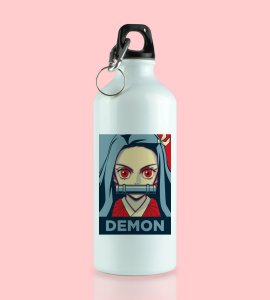 Nezuko's Tranquil Journey: Demon Slayer Illustrated Sipper Bottle