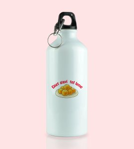 Diwali Sweet Temptations sipper bottle - 'Diet Gayi Tel Lene