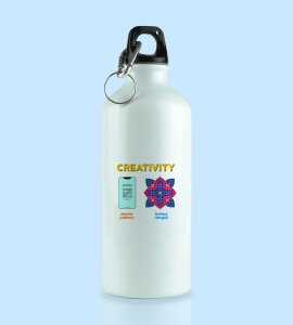 Unlocking Diwali Magic sipper bottle - Where Patterns Meet Rangoli
