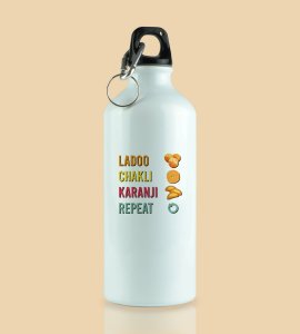 Festive Feast sipper bottle - Ladoo, Chakli, Karanji & Repeat