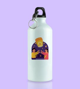 Diwali Night Lantern sipper bottle - A Festival of Light and Hope