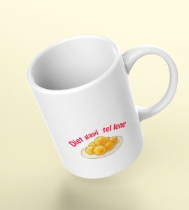 Diwali Sweet Temptations Coffee Mug - 'Diet Gayi Tel Lene