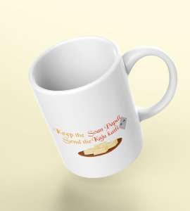 Diwali Sweets Delight Coffee Mug - Keep the Sonpapdi, Send the Kaju Katli