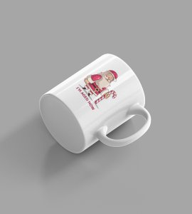 Christmas Theme Ceramic Mug , Coffe mug with Santa Vibe Best Gifting Option