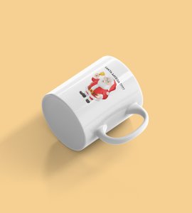 Jolly Jokes & Festive Sips: Our Christmas Coffee Mug Features a Hilarious Santa Message