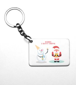 Sober Santa: Cute Designer Key Chain byBest Gift For Boys Girls