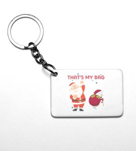 Santa And Snowman: Unique And Funny Designed Key Chain byPerfect Gift For Boys Girls