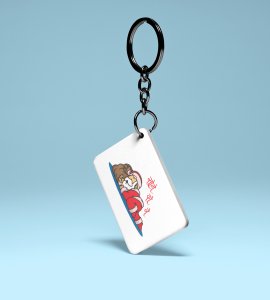 Sleepy Santa: Funniest Designed Key Chain byBest Gift For Secret Santa