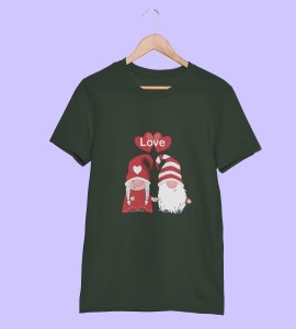 Lover Elves: Best Christmas T-shirt (Green) - Ideal for Staying Refreshed Gift for Husband Wife Love Boy Girl.
