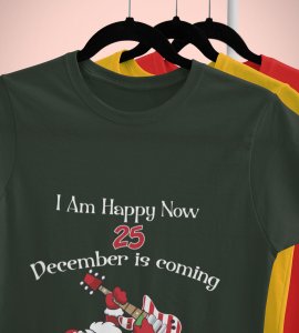 Christmas Bells, Santa's Arrival: Best T-shirt For Boys Girls,(Green) Best Gift for Secret Santa
