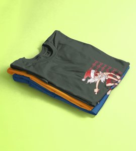 Savage Santa: Cool Printed T-shirt (Green) Perfect Gift For Secret Santa