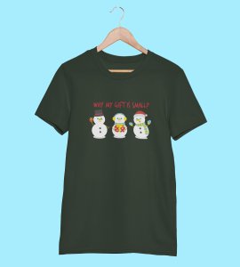 Small Gift : Unique Printed T-shirt (Green) Best Gifts For Secret Santa
