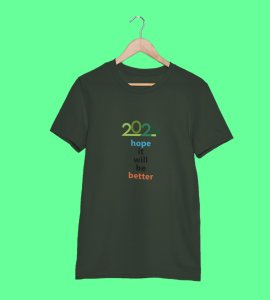 Hope For 2024 : Best Printed T-shirt For School Kids (Green) Best Gift For Boys Girls