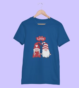 Lover Elves: Best Christmas T-shirt (Blue) - Ideal for Staying Refreshed Gift for Husband Wife Love Boy Girl.