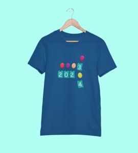 2023 Gone 2024 Came : Most Uniquely Printed T-shirt (Blue) Best Gift For Boys Girls