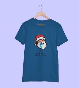Very Cold Winter : Best Printed T-shirt (Blue) Perfect Gift For Boys Girls