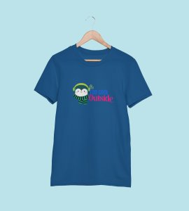 It's Too Cold Outside : Unique Winter Printed T-shirt (Blue) Unique Gift For Boys Girls