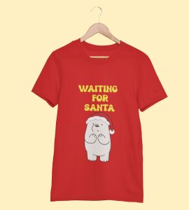 Waiting For Santa| Christmas Themed T-shirt | Best T-shirts for Boys Girls