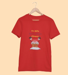 Big Chimney Bigger Gifts: Revamp your Joy with(Red) Cutest Santa T-shirt, Best Gift For Boys Girls