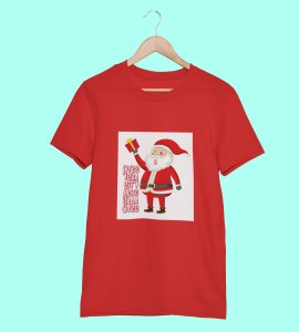 Funniest Santa : Funniest Printed T-shirt (Red) Perfect Gift For Kids