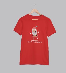 Reindeer Ranaway: Most Liked Printed T-shirt (Red) Best Gift For Boys Girls