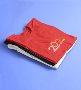 2024 Has Arrived : Cute Printed T-shirt For Kids (Red) Best Gift For Kids