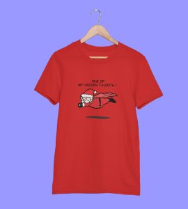 Super Santa : Unique And Funny Printed T-shirt (Red) Perfect Gift For Boys Girls