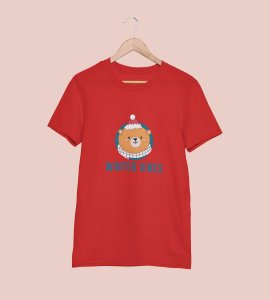 Winter Vibes: Welcome Christmas With(Red) T-shirt Perfect Gift For Kids Boys Girls
