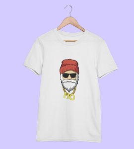 Sigma Santa T-shirt: Best printed Gift For Secret Santa(White) Best Gift For Boys Girls
