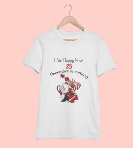 Christmas Bells, Santa's Arrival: Best T-shirt For Boys Girls,(White) Best Gift for Secret Santa