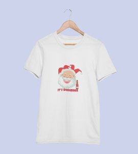 Drunkard Santa : Amazingly Printed T-shirt (White) Best Gift For Christmas Celebration