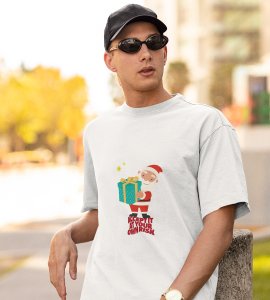 Gift Man Santa: Perfectly Printed T-shirt (White) Best Gift For Boys Girls