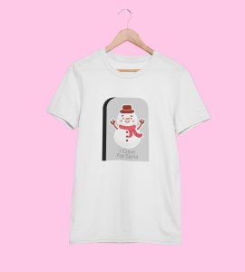 I Love Santa : Cute And Beautiful Printed T-shirt (White) Best Gift For Boys Girls