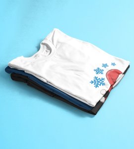 Where's Santa? : Best Printed T-shirt For Christmas (White)Most Liked Gift For Boys Girls