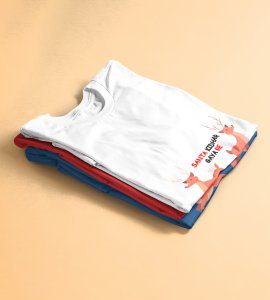 Where Did Santa Go?: Best Printed T-shirt (White) Best Gift For Boys Girls