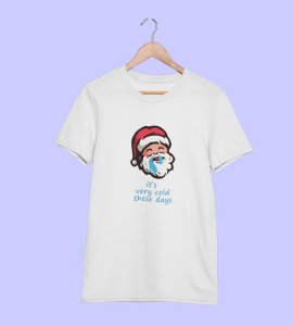 Very Cold Winter : Best Printed T-shirt (White) Perfect Gift For Boys Girls